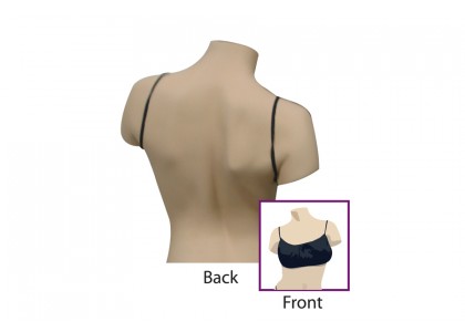 Bra Backless Disposable Bra Reflections™ Black Small/Medium NonSterile (1/BG 100BG/BX 6BX/CS) by Dukal Corporation  ID 900510-1